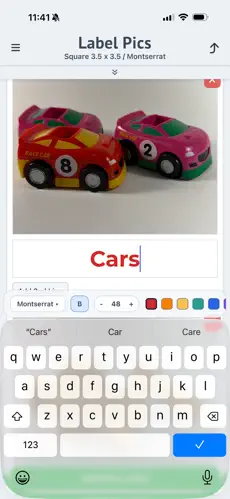 Text controls